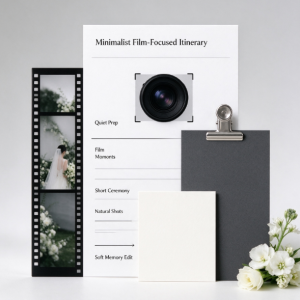 Minimalist, Film-Focused Itinerary for Intimate Weddings