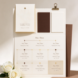 Streamlined Two-Hour Intimate Wedding Itinerary